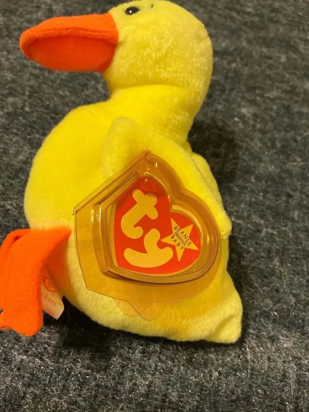 Ty Beanie Baby Quackers the Duck Plush